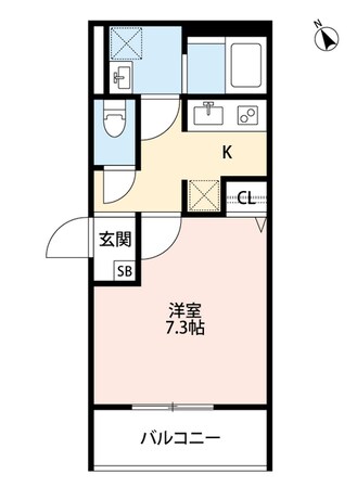 徳庵駅 徒歩4分 3階の物件間取画像